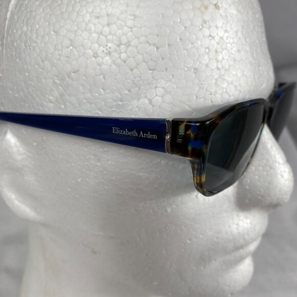 Elizabeth Arden Blue Tortoise EA6060-1  53-16/135 Square Eyeglasses Frames ONLY - Picture 2 of 9